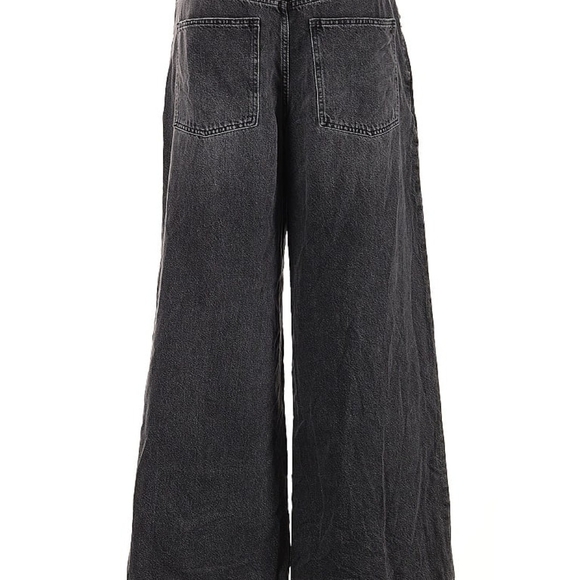 Madewell Charcoal Wide-Leg Jeans - Picture 2 of 2